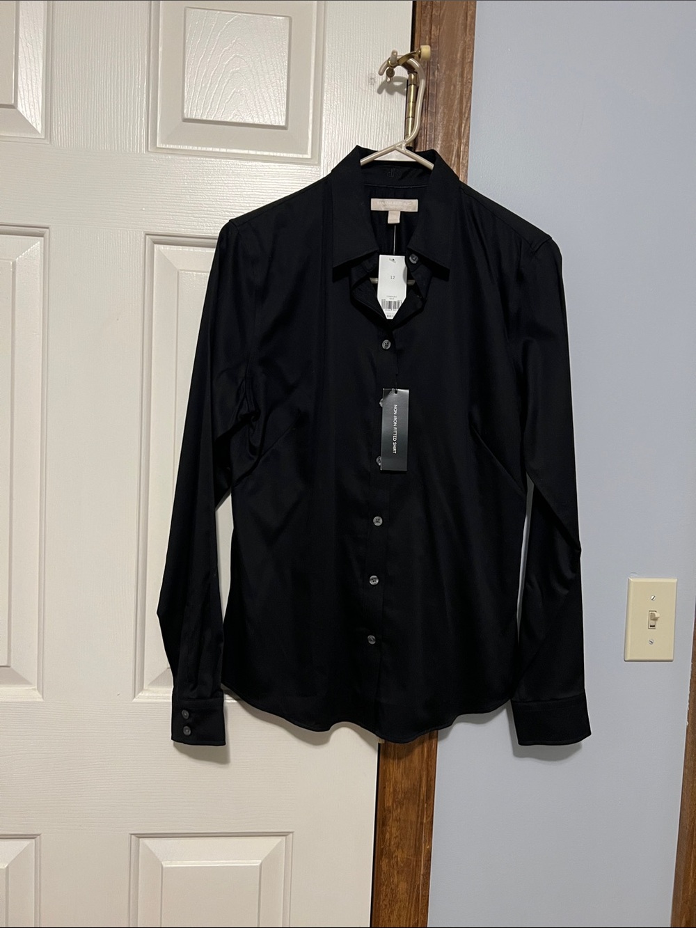 Banana Republic Black Button-Front Women's Shirt